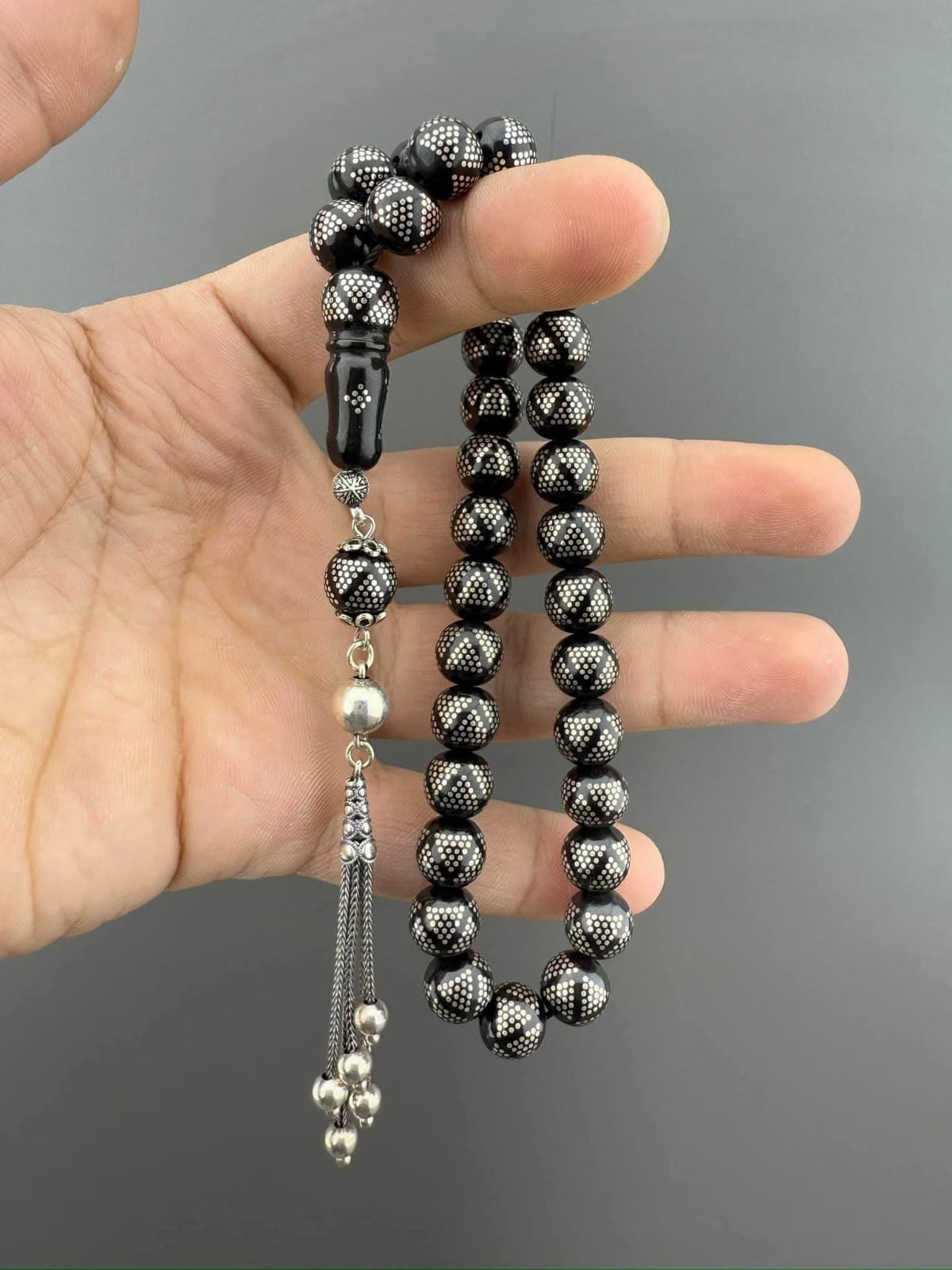 GÜMÜŞ İŞLEME KÜRE KESİM GÜRCÜ OLTU TESBİH