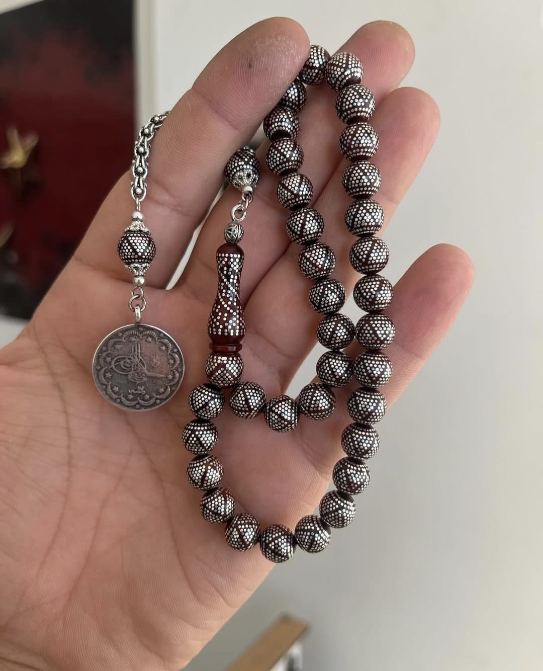 GÜMÜŞ İŞLEME KÜRE KESİM KUKA TESBİH