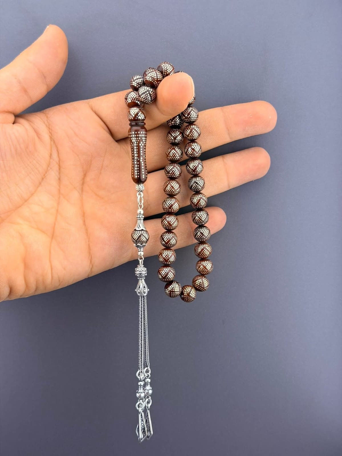 GÜMÜŞ İŞLEME KÜRE KESİM KUKA TESBİH